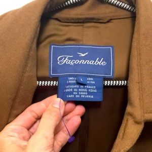 Men’s Faconnable Large wool over jacket